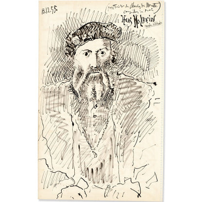 Picasso: Portrait after Hans Holbein Art G S Pawn