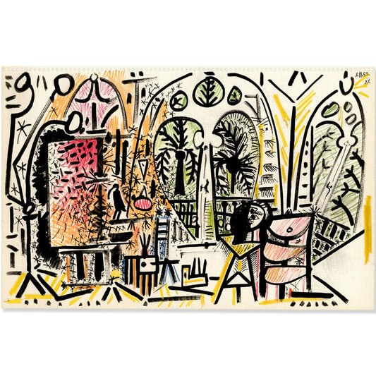 Picasso: Californie Studio Study XV 1.11.55 Art G S Pawn