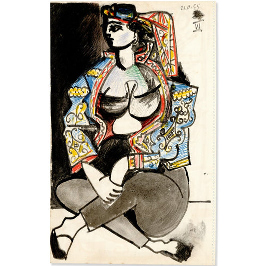 Picasso: Odalisque VI 21.11.55 Art G S Pawn