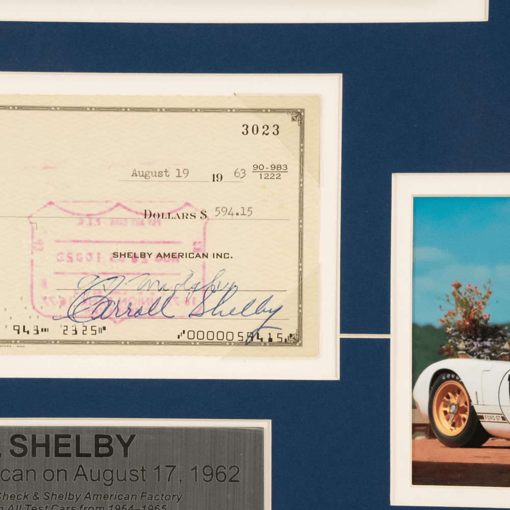Carroll Shelby Autograph Memorabilia Gold & Silver Pawn Shop