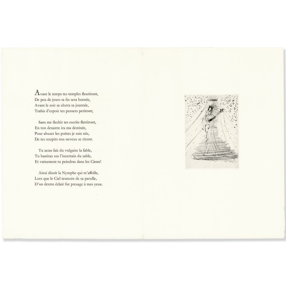 Salvador Dalí: Untitled Vignette 6, "Les Amours de Cassandre," 1968 Art G S Pawn