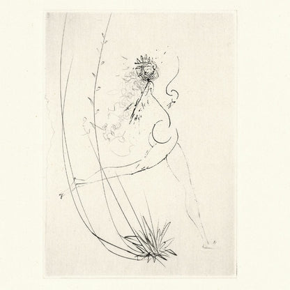 Salvador Dalí: Untitled Vignette 4, "Les Amours de Cassandre," 1968 Art G S Pawn