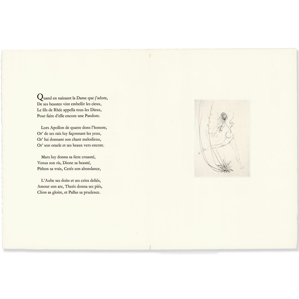 Salvador Dalí: Untitled Vignette 4, "Les Amours de Cassandre," 1968 Art G S Pawn