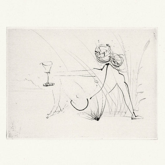 Salvador Dalí: Untitled Vignette 2, "Les Amours de Cassandre," 1968 Art G S Pawn