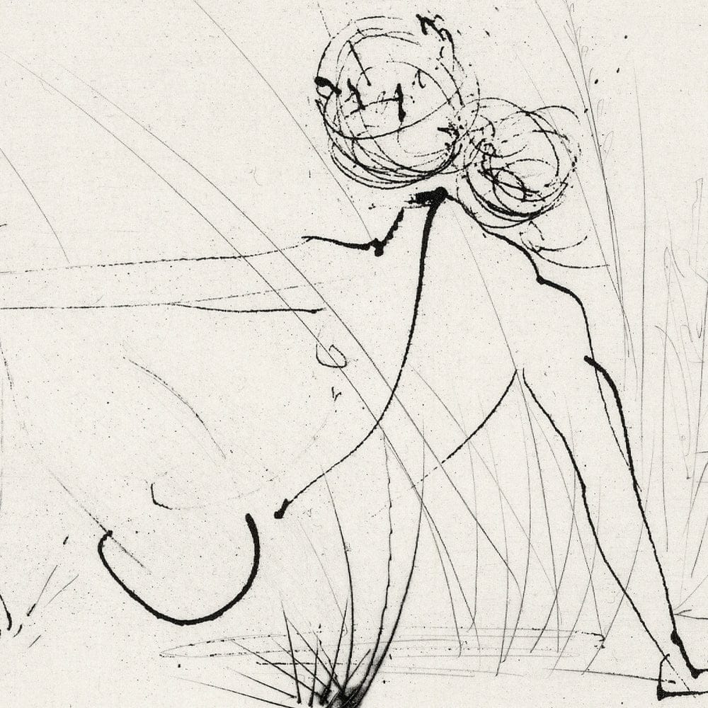 Salvador Dalí: Untitled Vignette 2, "Les Amours de Cassandre," 1968 Art G S Pawn