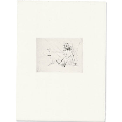 Salvador Dalí: Untitled Vignette 2, "Les Amours de Cassandre," 1968 Art G S Pawn
