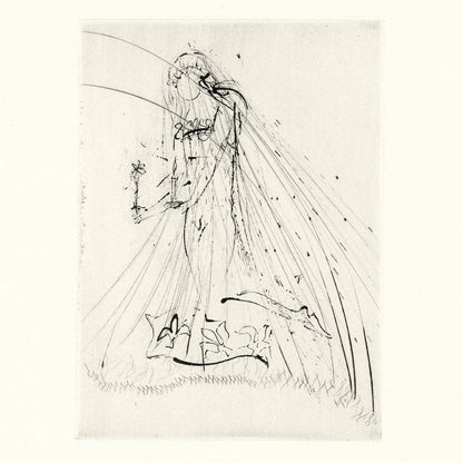 Salvador Dalí: Untitled Vignette 1, "Les Amours de Cassandre," 1968 Art G S Pawn