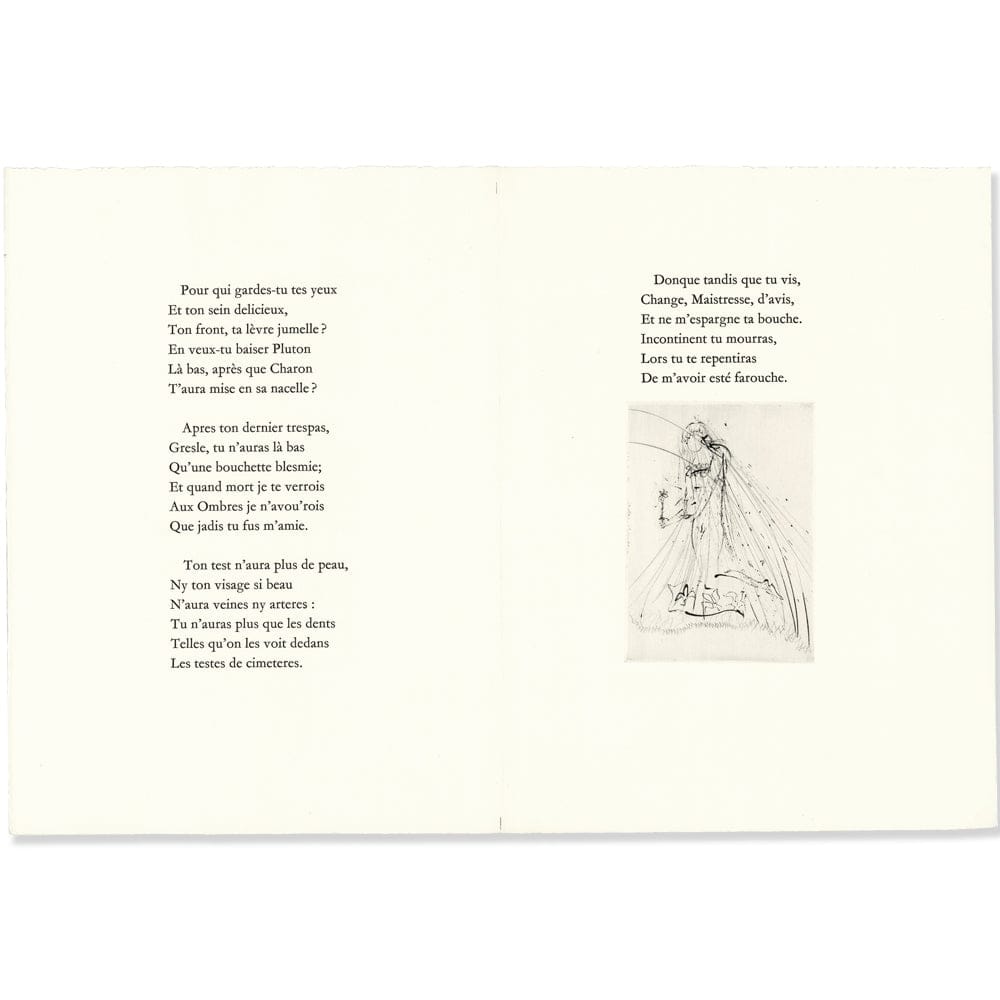 Salvador Dalí: Untitled Vignette 1, "Les Amours de Cassandre," 1968 Art G S Pawn