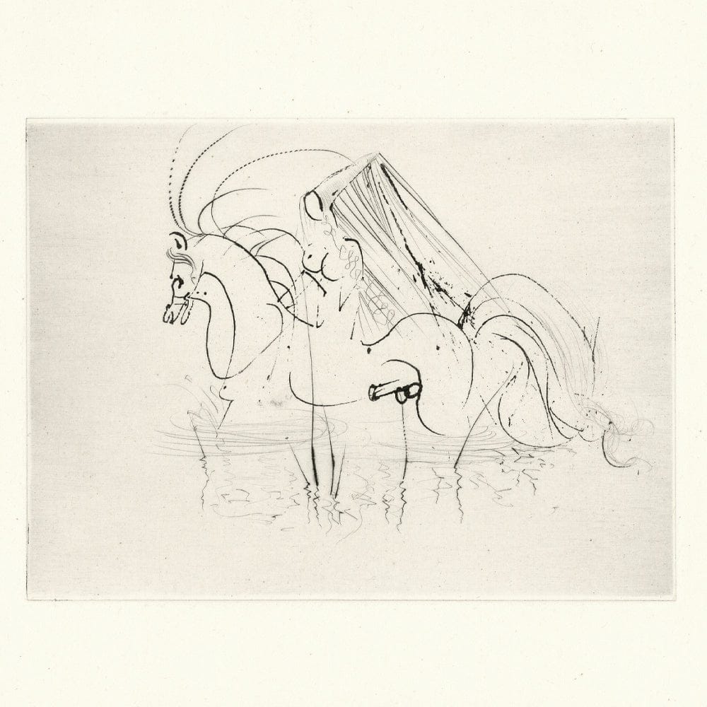 Salvador Dalí: Untitled Vignette 7, "Les Amours de Cassandre," 1968 Art G S Pawn