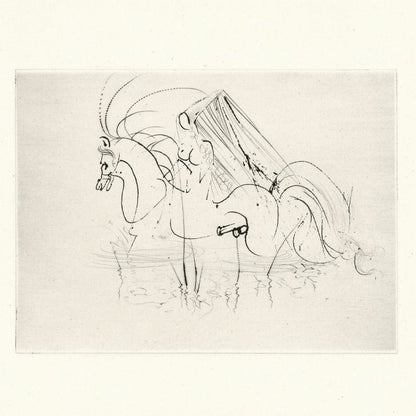 Salvador Dalí: Untitled Vignette 7, "Les Amours de Cassandre," 1968 Art G S Pawn