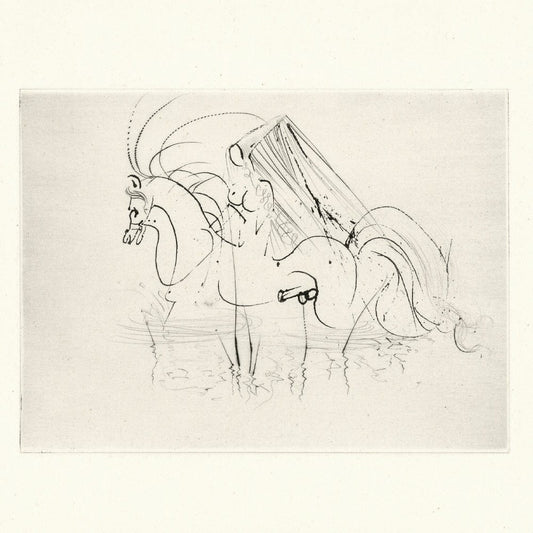 Salvador Dalí: Untitled Vignette 7, "Les Amours de Cassandre," 1968 Art G S Pawn