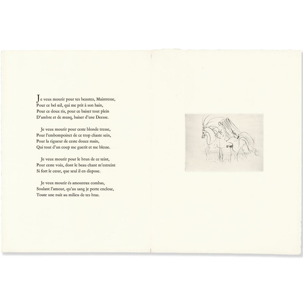 Salvador Dalí: Untitled Vignette 7, "Les Amours de Cassandre," 1968 Art G S Pawn