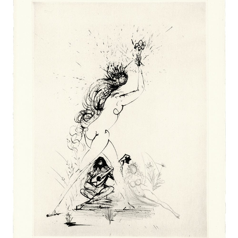 Salvador Daí: La Fille au Flambeau, "Les Amours de Cassandre," 1968 Art G S Pawn