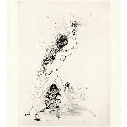 Salvador Daí: La Fille au Flambeau, "Les Amours de Cassandre," 1968 Art G S Pawn