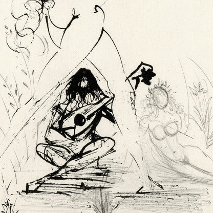 Salvador Daí: La Fille au Flambeau, "Les Amours de Cassandre," 1968 Art G S Pawn