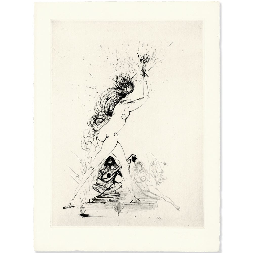 Salvador Daí: La Fille au Flambeau, "Les Amours de Cassandre," 1968 Art G S Pawn
