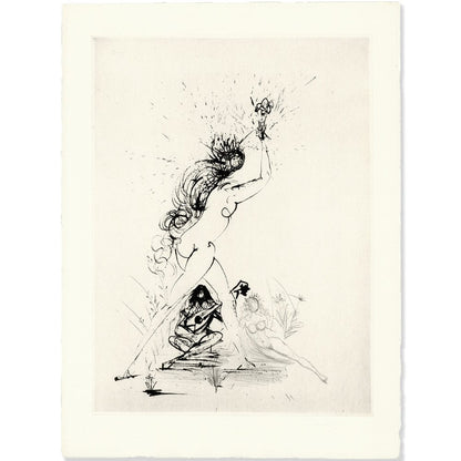 Salvador Daí: La Fille au Flambeau, "Les Amours de Cassandre," 1968 Art G S Pawn