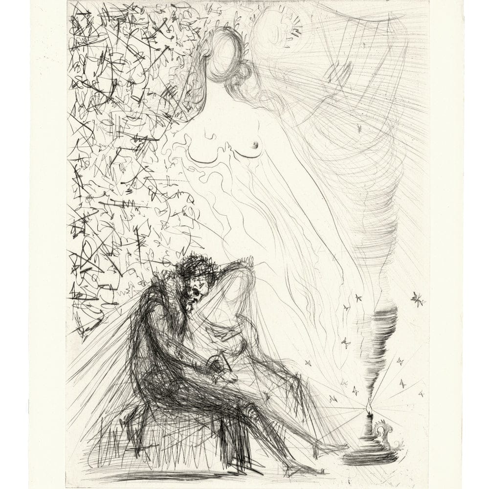 Salvador Dalí: Le Couple à la Bougie, "Les Amours de Cassandre," 1968 Art G S Pawn