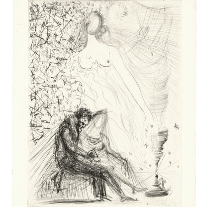 Salvador Dalí: Le Couple à la Bougie, "Les Amours de Cassandre," 1968 Art G S Pawn