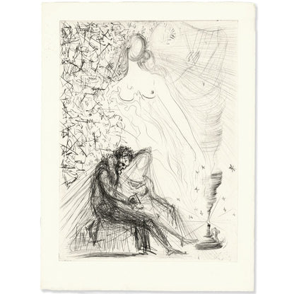 Salvador Dalí: Le Couple à la Bougie, "Les Amours de Cassandre," 1968 Art G S Pawn