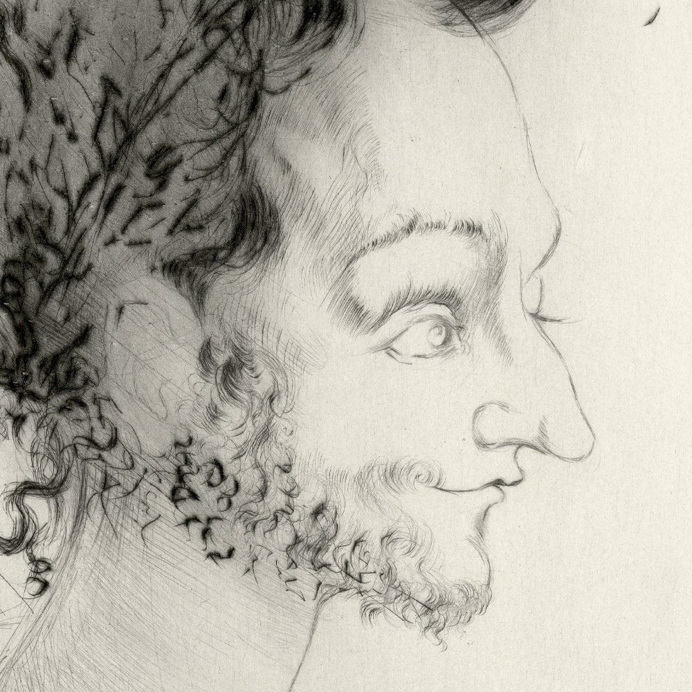 Salvador Dalí: Portrait de Ronsard, "Les Amours de Cassandre," 1968 Art G S Pawn