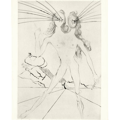 Salvador Dalí: Bicephale, "Les Amours de Cassandre," 1968 Art G S Pawn