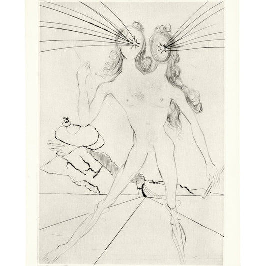 Salvador Dalí: Bicephale, "Les Amours de Cassandre," 1968 Art G S Pawn