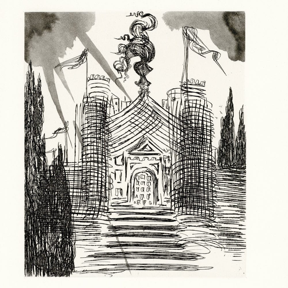 Salvador Dalí: Chapter 1, Le Château d’Otrante, Original Etching Art G S Pawn