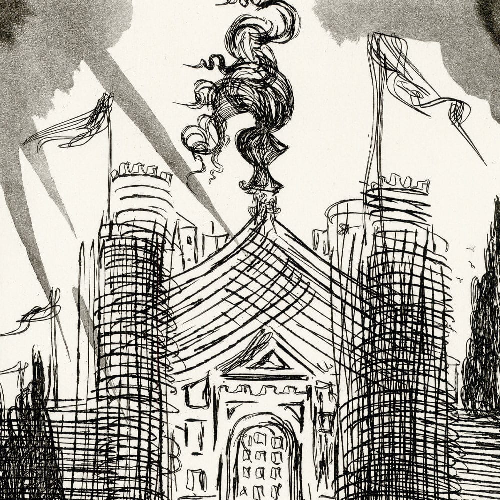 Salvador Dalí: Chapter 1, Le Château d’Otrante, Original Etching Art G S Pawn