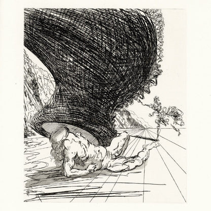 Salvador Dalí: Chapter 2, Le Château d’Otrante, Original Etching Art G S Pawn