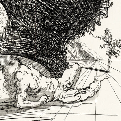 Salvador Dalí: Chapter 2, Le Château d’Otrante, Original Etching Art G S Pawn