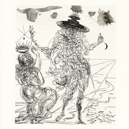 Salvador Dalí: Chapter 8, Le Château d’Otrante, Original Etching Art G S Pawn