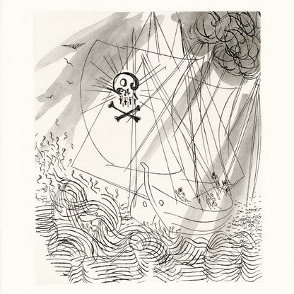 Salvador Dalí: Chapter 9, Le Château d’Otrante, Original Etching Art G S Pawn