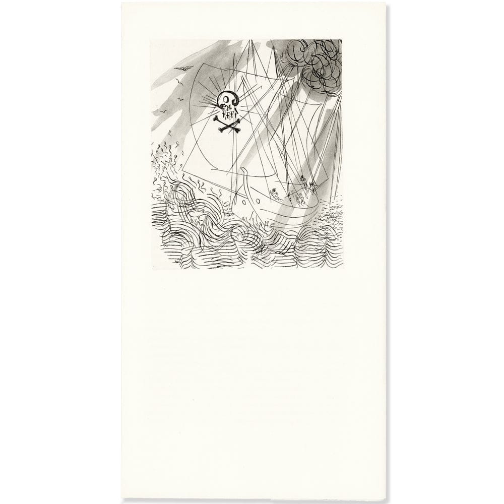 Salvador Dalí: Chapter 9, Le Château d’Otrante, Original Etching Art G S Pawn