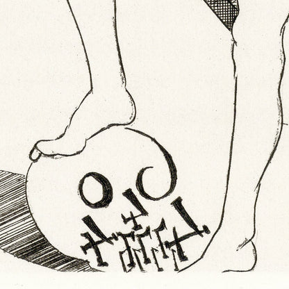 Salvador Dalí: Chapter 12, Le Château d’Otrante, Original Etching Art G S Pawn