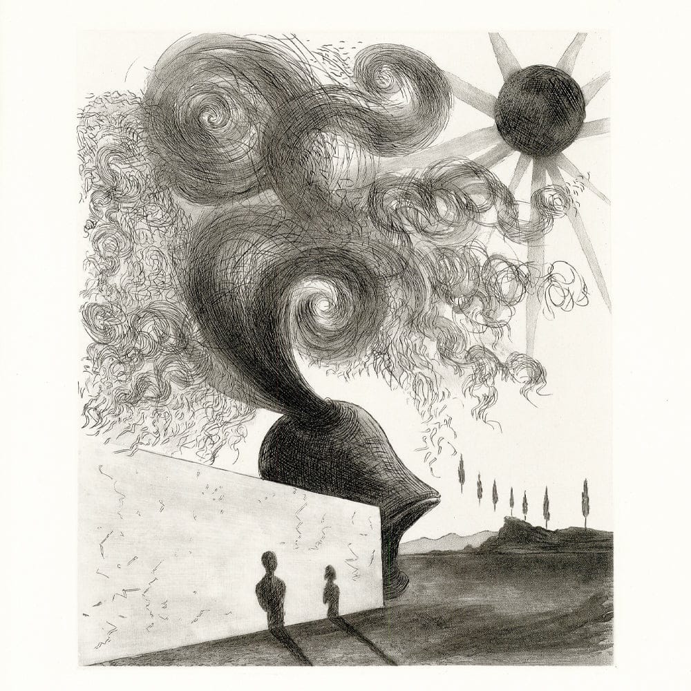 Salvador Dalí: Chapter 6, Le Château d’Otrante, Original Etching Art G S Pawn