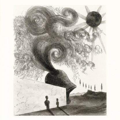 Salvador Dalí: Chapter 6, Le Château d’Otrante, Original Etching Art G S Pawn