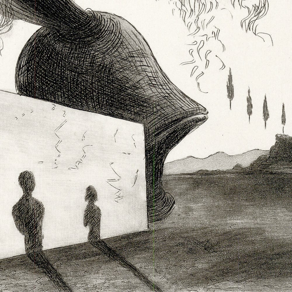 Salvador Dalí: Chapter 6, Le Château d’Otrante, Original Etching Art G S Pawn