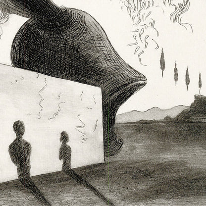 Salvador Dalí: Chapter 6, Le Château d’Otrante, Original Etching Art G S Pawn