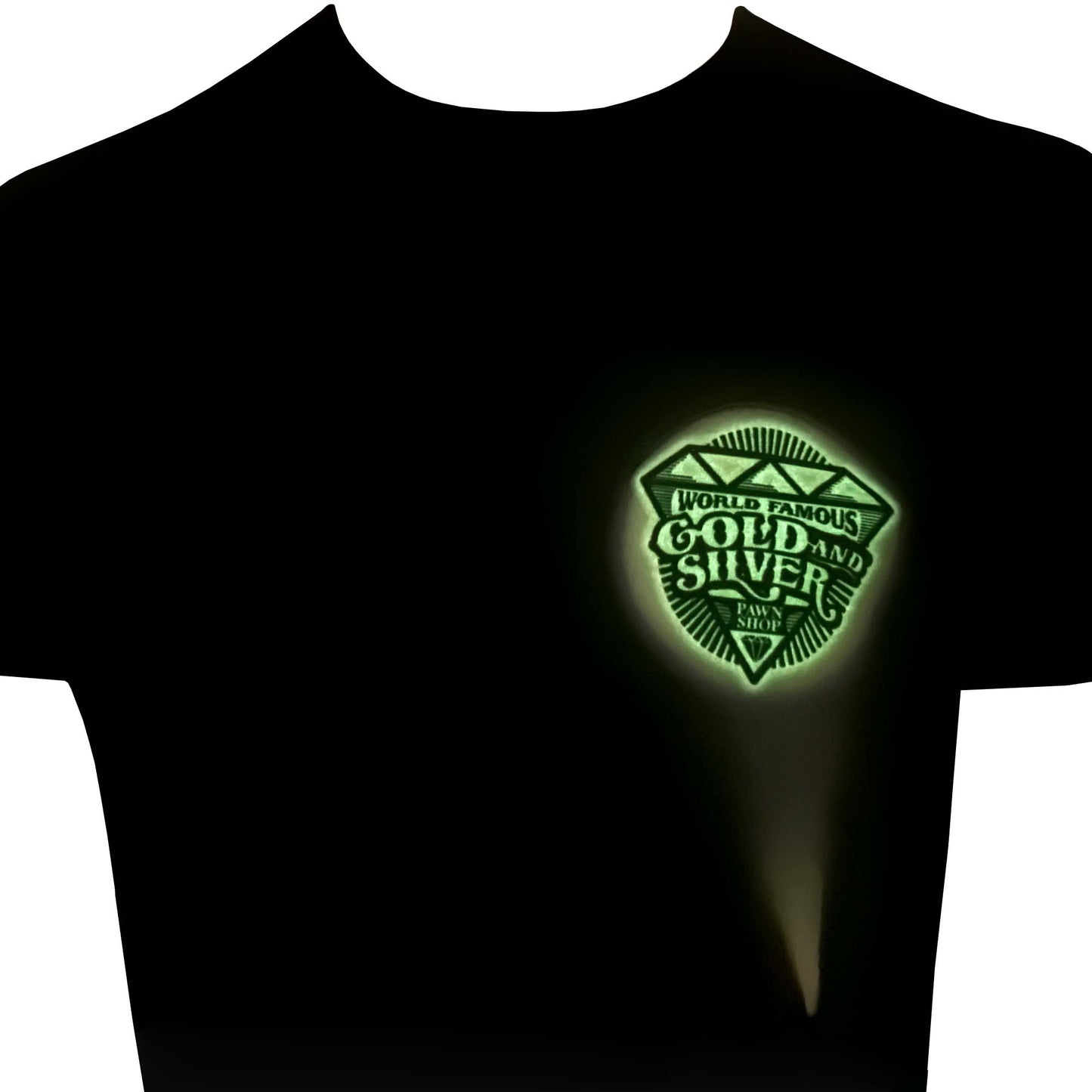 Chumlee Glow In The Dark Batman Round Neck T-Shirt Glow