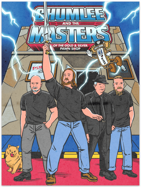 Gold & Silver Pawn Shop Posters G S Pawn Chumlee's & The Masters of the Gold & Silver Pawn Shop Poster No