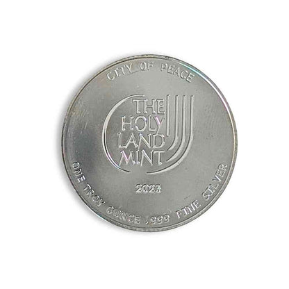 City of Peace Jerusalem Holy Land Mint 1oz .999 Silver Round Thumbnail