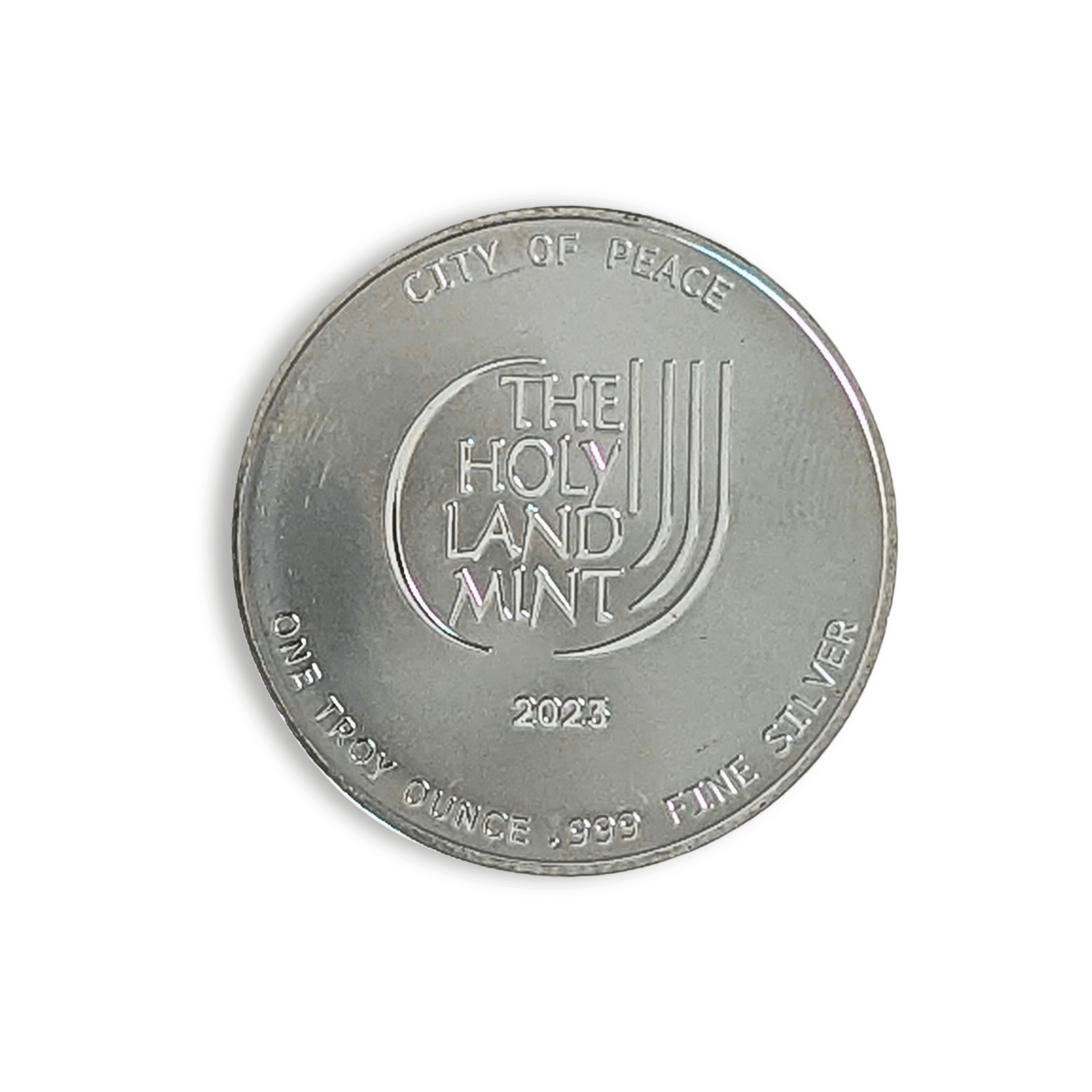 City of Peace Jerusalem Holy Land Mint 1oz .999 Silver Round