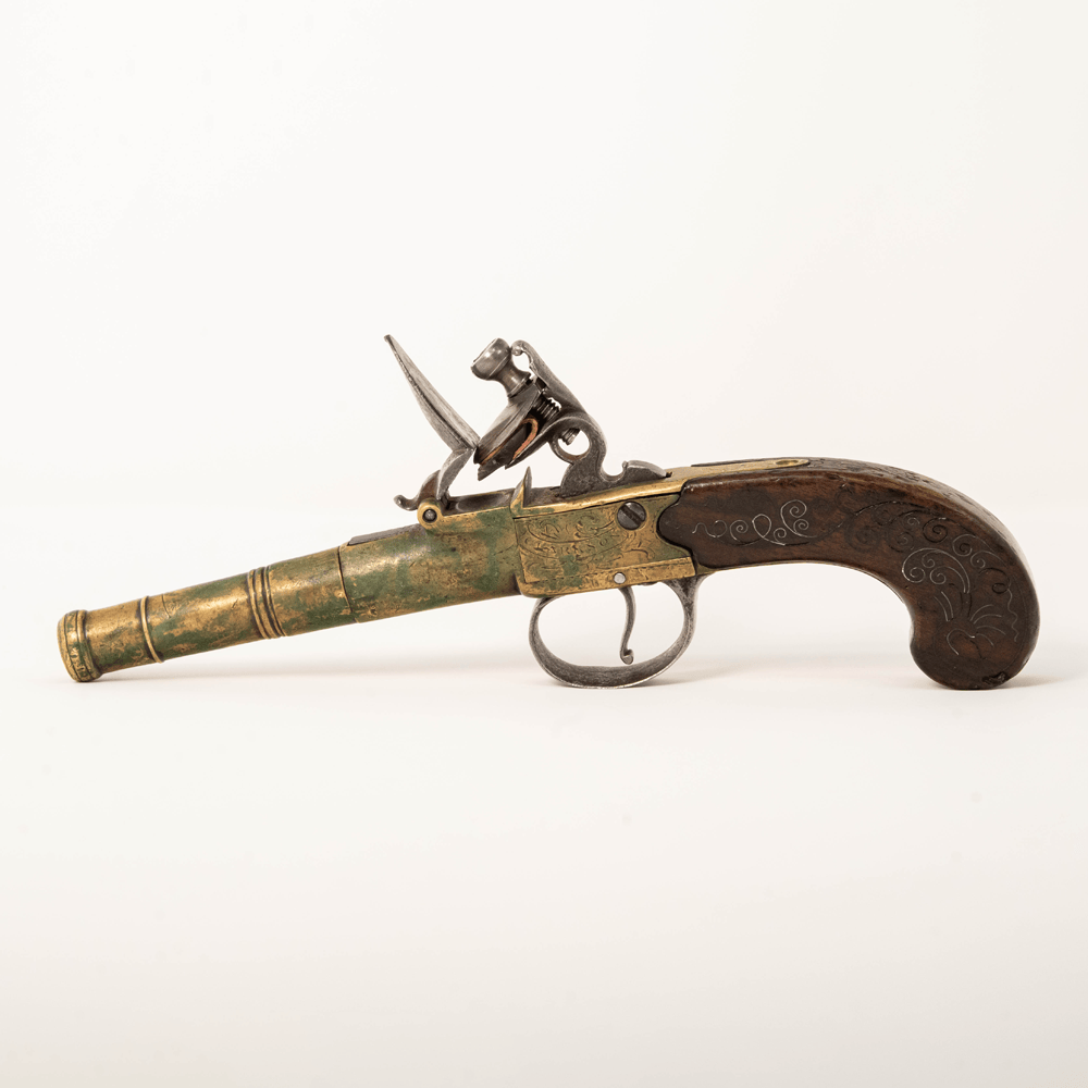 1790s Clarkson London Flintlock Gold & Silver Pawn Shop