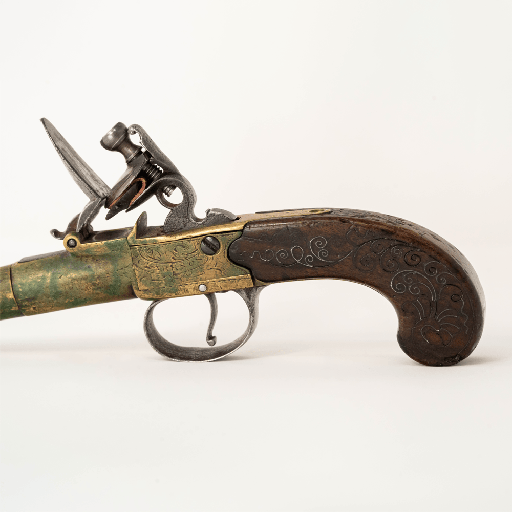1790s Clarkson London Flintlock Gold & Silver Pawn Shop