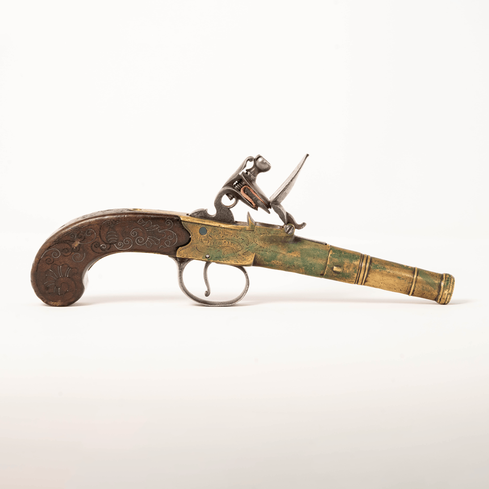 1790s Clarkson London Flintlock Gold & Silver Pawn Shop