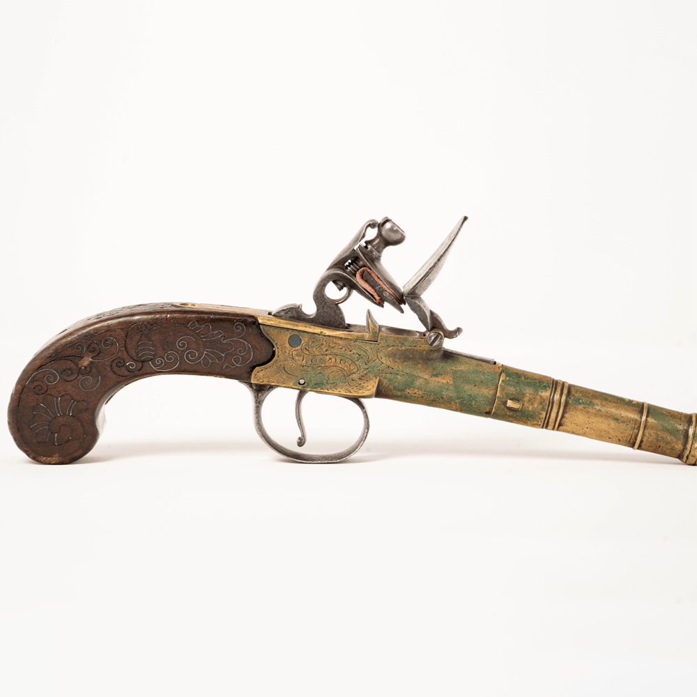 1790s Clarkson London Flintlock Gold & Silver Pawn Shop