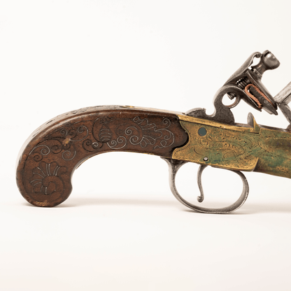 1790s Clarkson London Flintlock Gold & Silver Pawn Shop