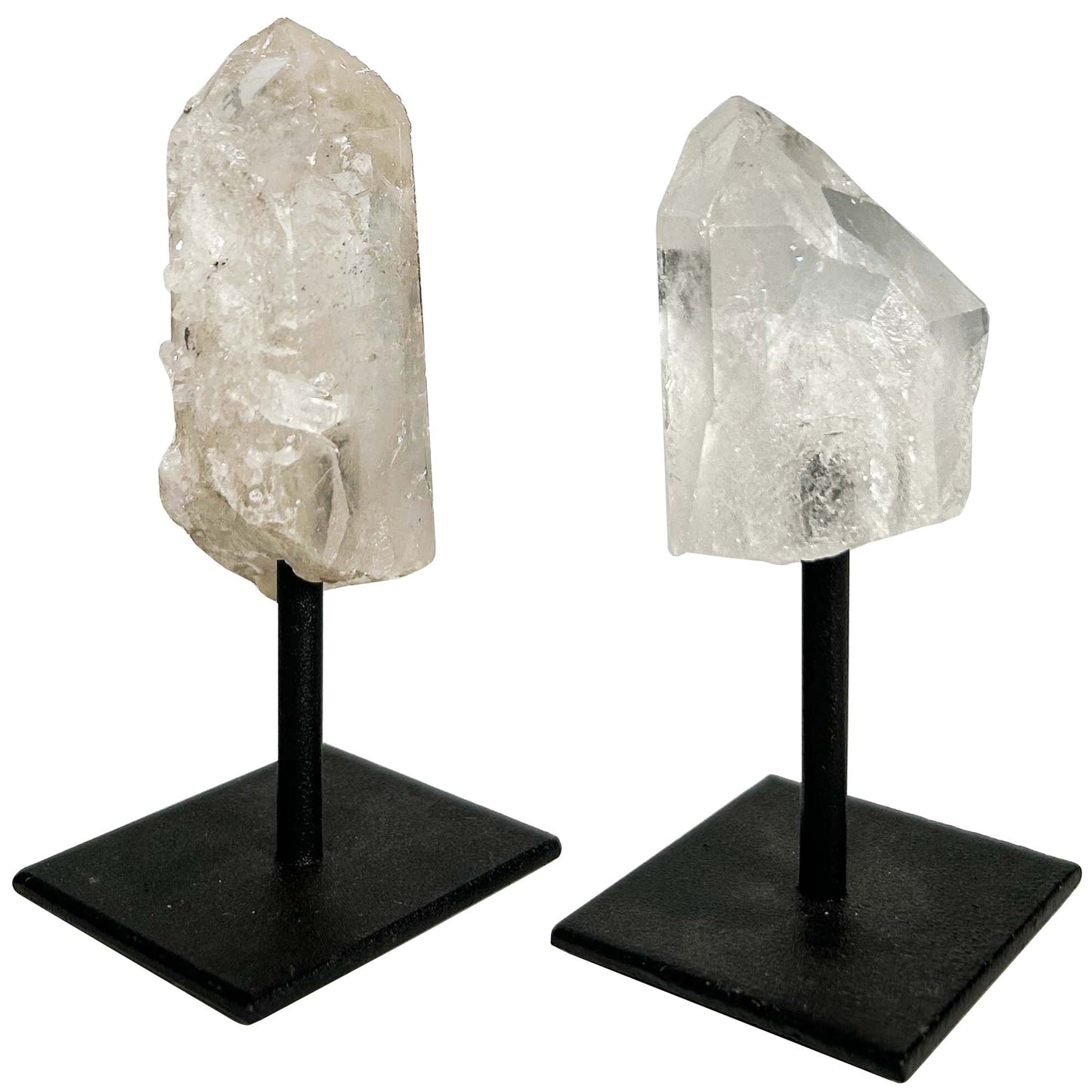 Clear Quartz Crystal on Stand