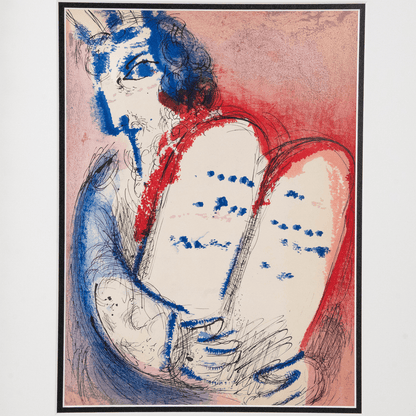 Marc Chagall: Moses with the Tablets of the Law II Art G S Pawn